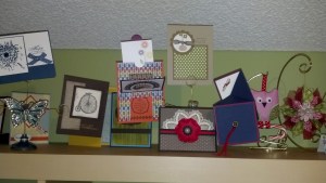 Close-up of displays