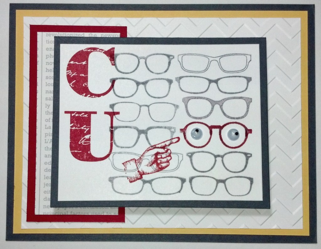 My card using the Spectacular single stamp