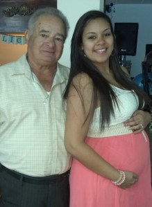 My father and niece.