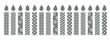 Birthday Candles Stamp Brush - Digital Download - 134921 