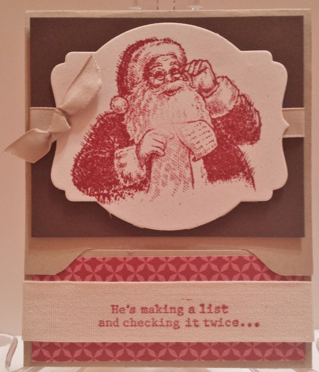 This cute card is a gift card holder