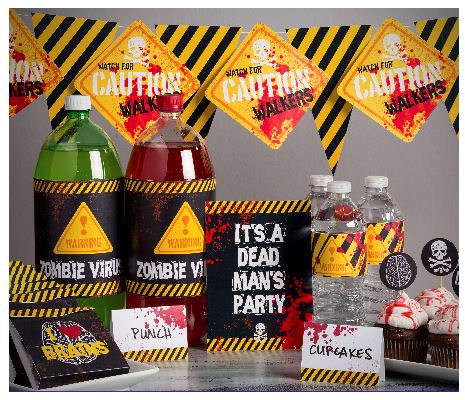 Zombie Party Printables - Digital Download 135713 ~ Price: $9.95