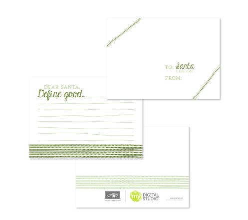 Dear Santa Greeting Card Template Digital Download  136680   Price: $2.95