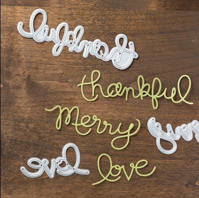 Expressions Thinlits Dies (item 132171) Retail Price: $24.95 Sale Price: $17.47