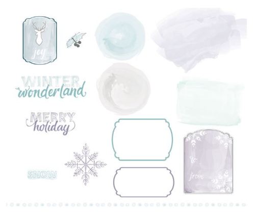 Watercolored Winter Kit Digital Download  136678   Price: $9.95
