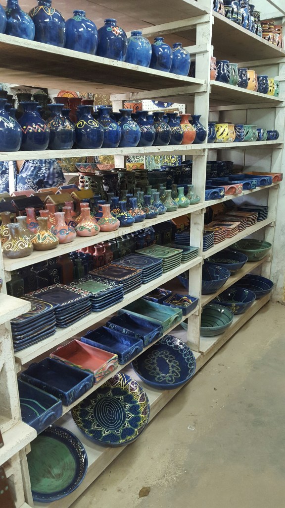 Awesome Pottery factory in Barbados.