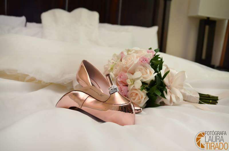 Wedding Flowers and Shoes